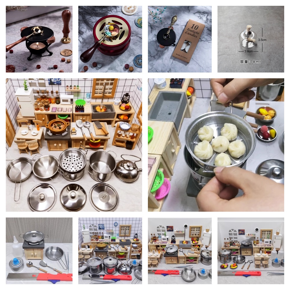Diy Electronics Housing - Doll House Miniature Kitchen Simulation Kitchenware