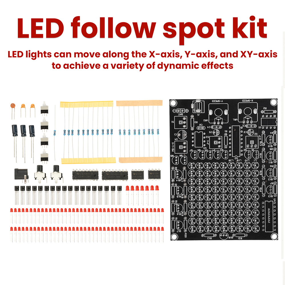 Diy Electronics Game - DIY LED Follow Spot Kit DC