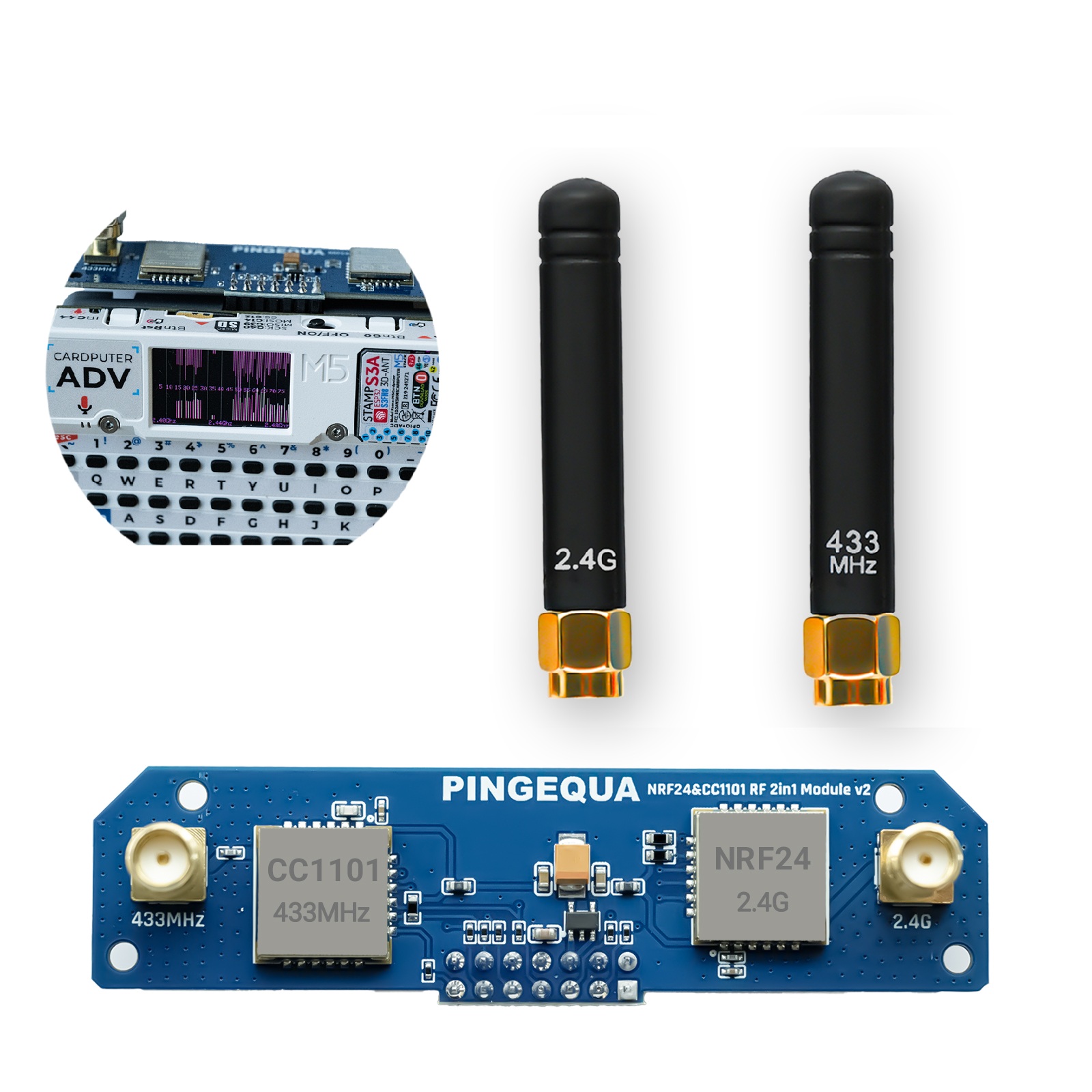 Rf 433Mhz Module - For M5Stack CARDPUTER ADV RF Devboard
