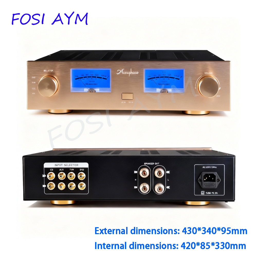 Diy Analog Electronics - 430*340*95mm FOSI AYM Amplifier Chassis Replica