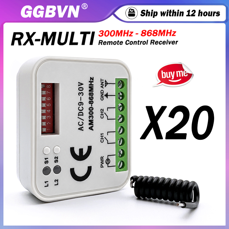 Rf 433Mhz Module - 1-20pcs New Universal RX MULTI 300