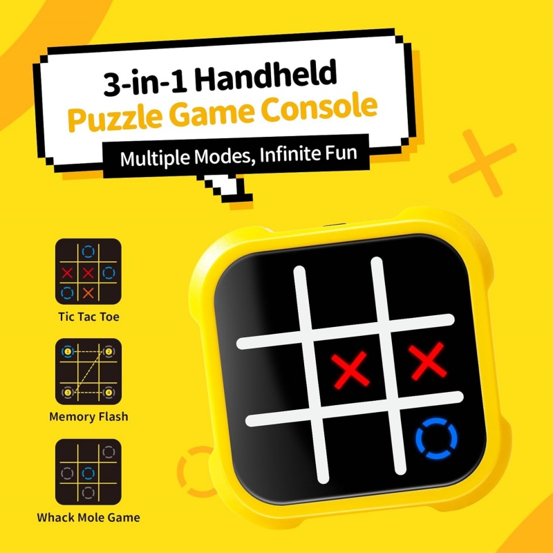 3 In 1 Tic Tac Toe Board Game  - Diy Electronics Gifts 리뷰 및 가격