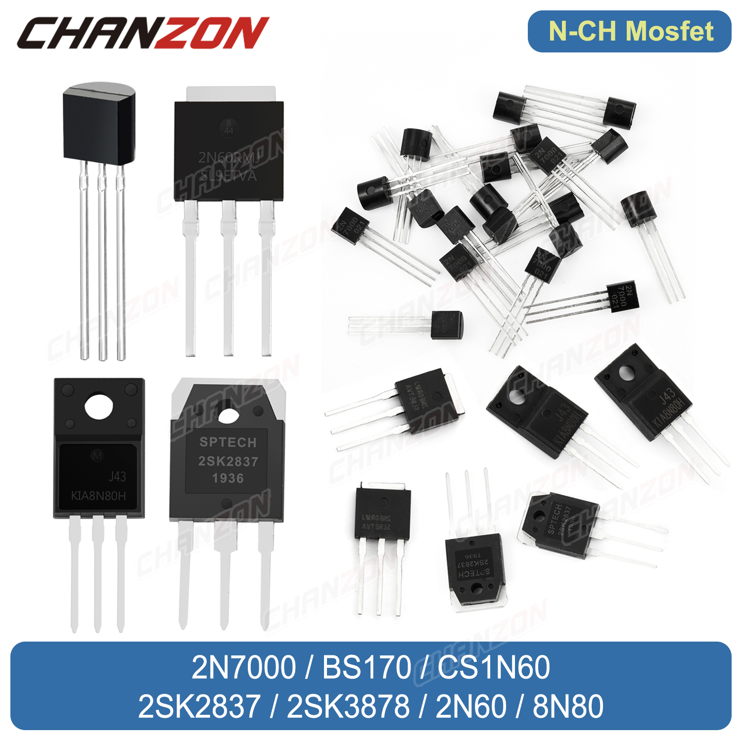 Original 2N7000 BS170 2SK2837  - Diy Electronics Youtube 리뷰 및 가격