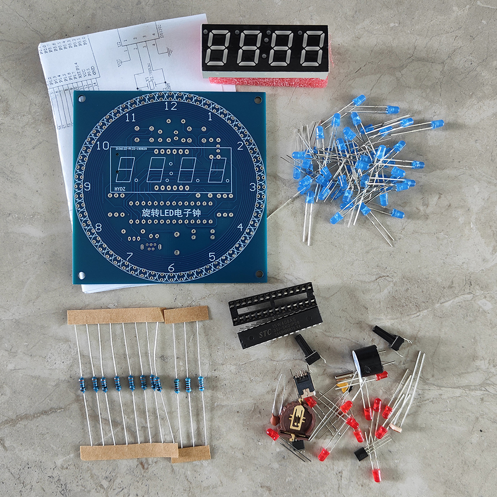 Rotating LED DIY Electronic Cl - Diy Electronics Game 리뷰 및 가격