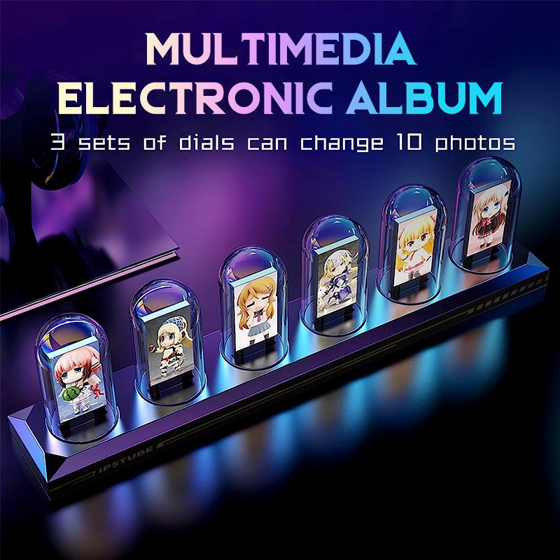 RGB Glow Tube Clock DIY IPS Co - Diy Analog Electronics 리뷰 및 가격