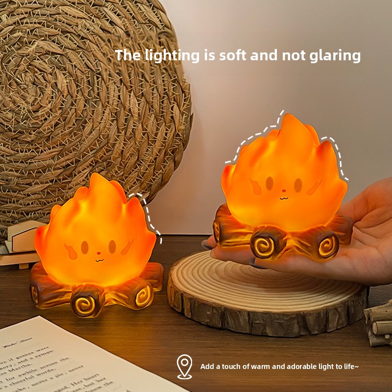 Cartoon Bonfire Night Light Le - Diy Electronics Gifts 리뷰 및 가격
