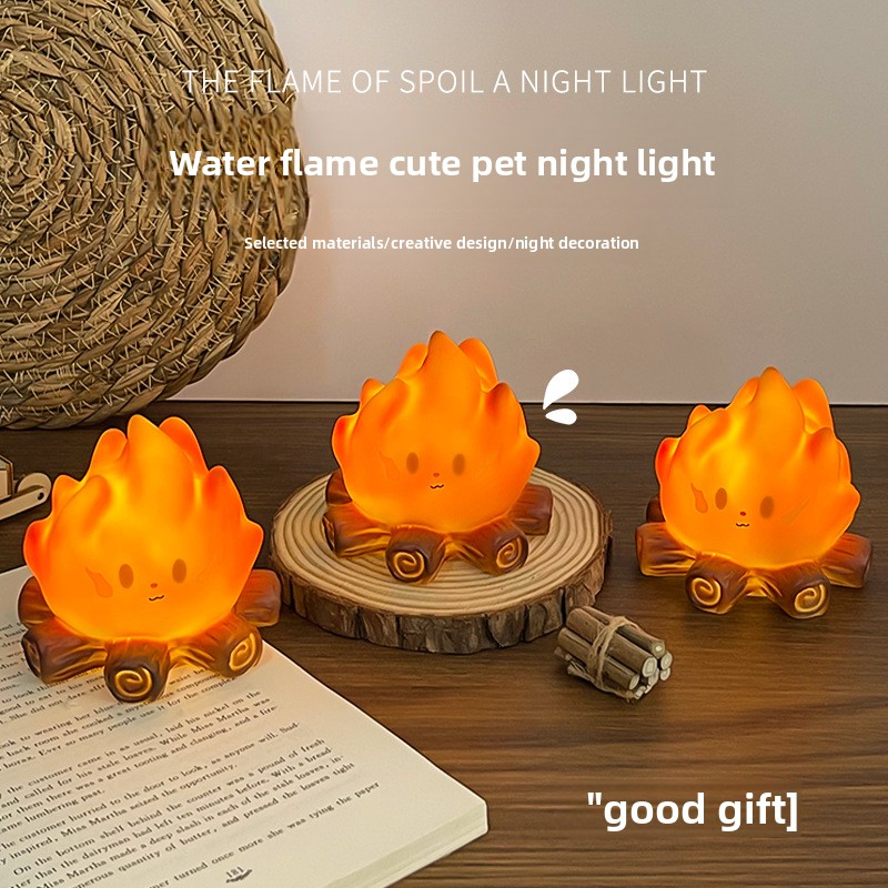 Cartoon Bonfire Night Light Le - Diy Electronics Gifts 리뷰 및 가격