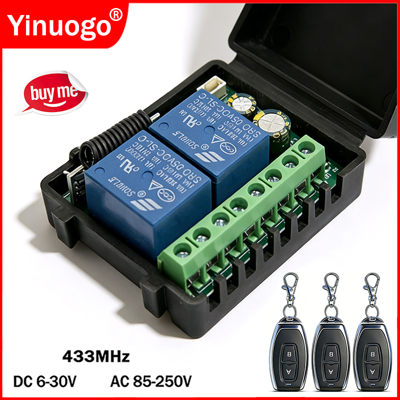 DC 9V 12V 24V AC 85-250V 2CH R - Rf 433Mhz Module 리뷰 및 가격