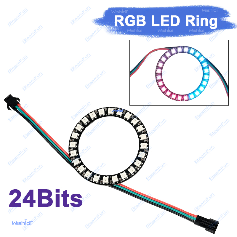 Smart WS2812B 24LED Ring Light - Diy Electronics Address 리뷰 및 가격