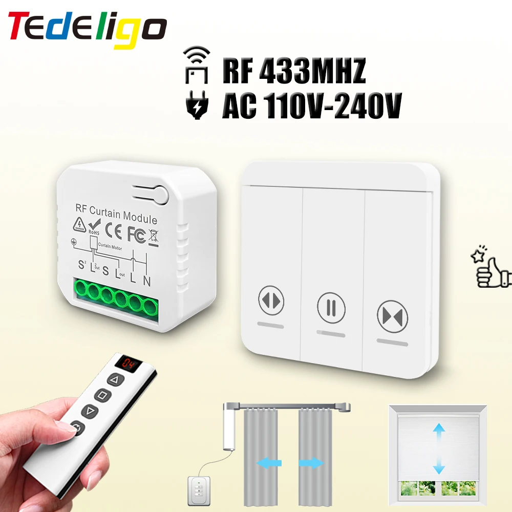 433 MHz RF Curtain Switch Modu - Rf 433Mhz Module 리뷰 및 가격