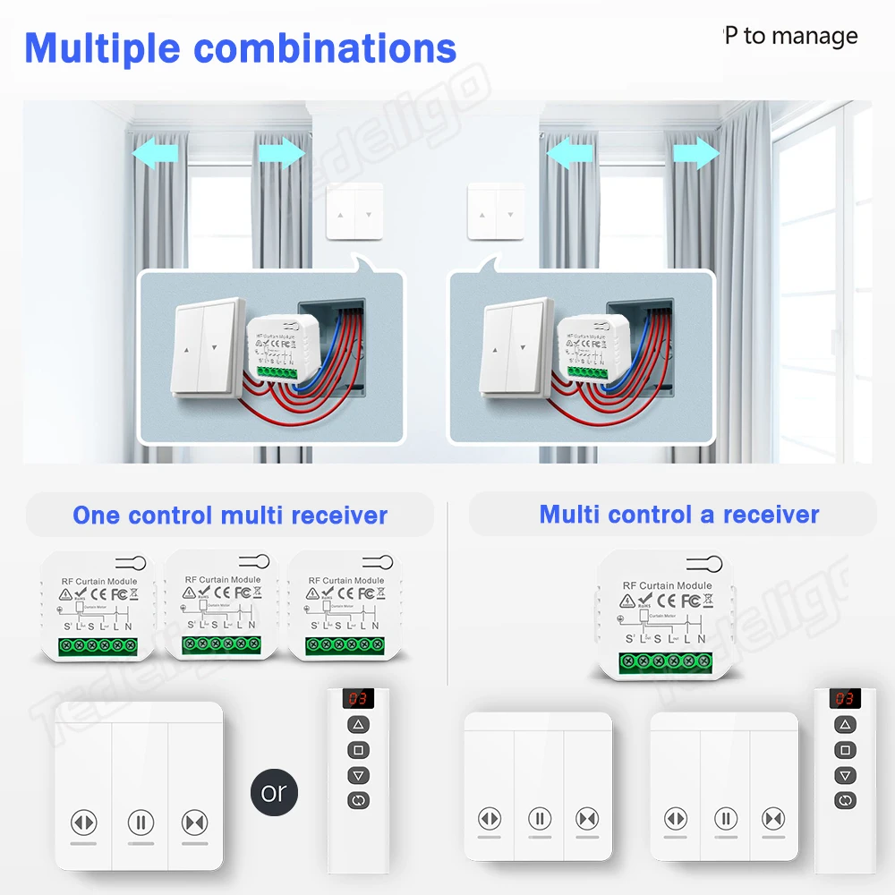 433 MHz RF Curtain Switch Modu - Rf 433Mhz Module 리뷰 및 가격