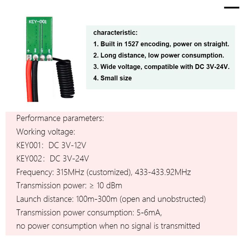 1Pcs DC 12V 3V 5V 9V Learning  - Rf 433Mhz Module 리뷰 및 가격