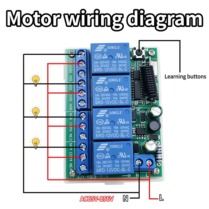433 MHz AC 110V 220V 4CH RF Re - Rf 433Mhz Module 리뷰 및 가격
