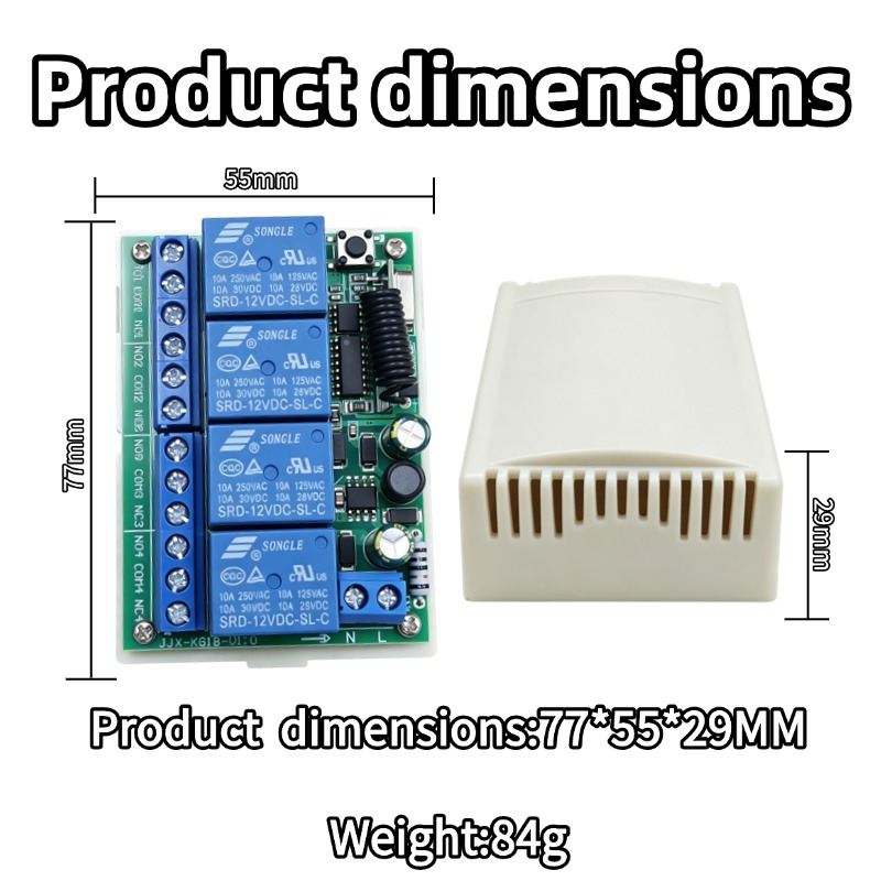 433 MHz AC 110V 220V 4CH RF Re - Rf 433Mhz Module 리뷰 및 가격
