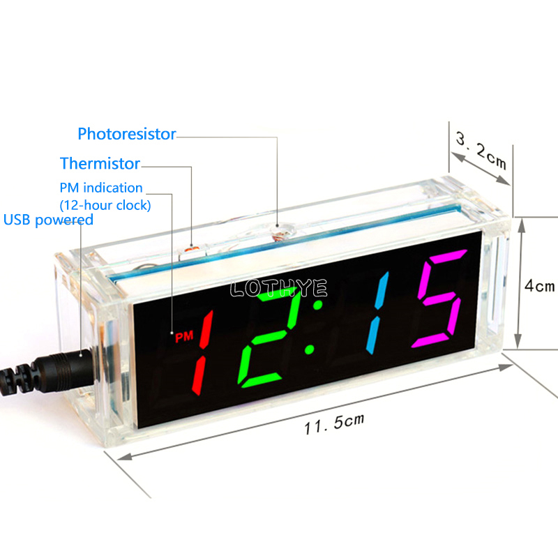 Digital Tube DIY Clock Kit Tem - Diy Electronics Youtube 리뷰 및 가격