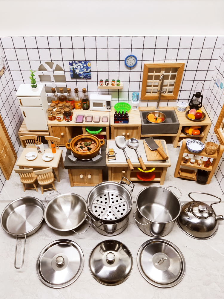 Doll House Miniature Kitchen S - Diy Electronics Housing 리뷰 및 가격