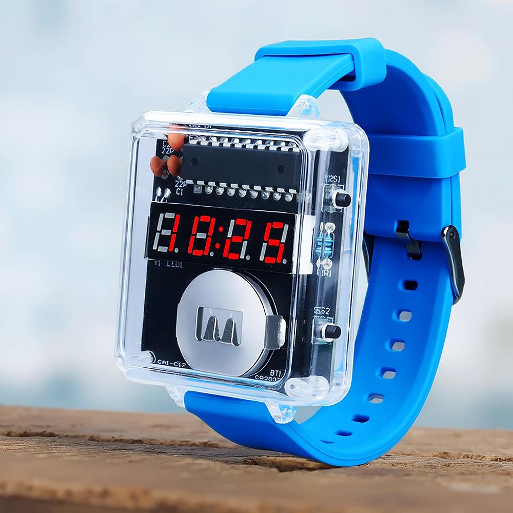 LED DIY Electronic Watch Kit D - Diy Electronics Youtube 리뷰 및 가격
