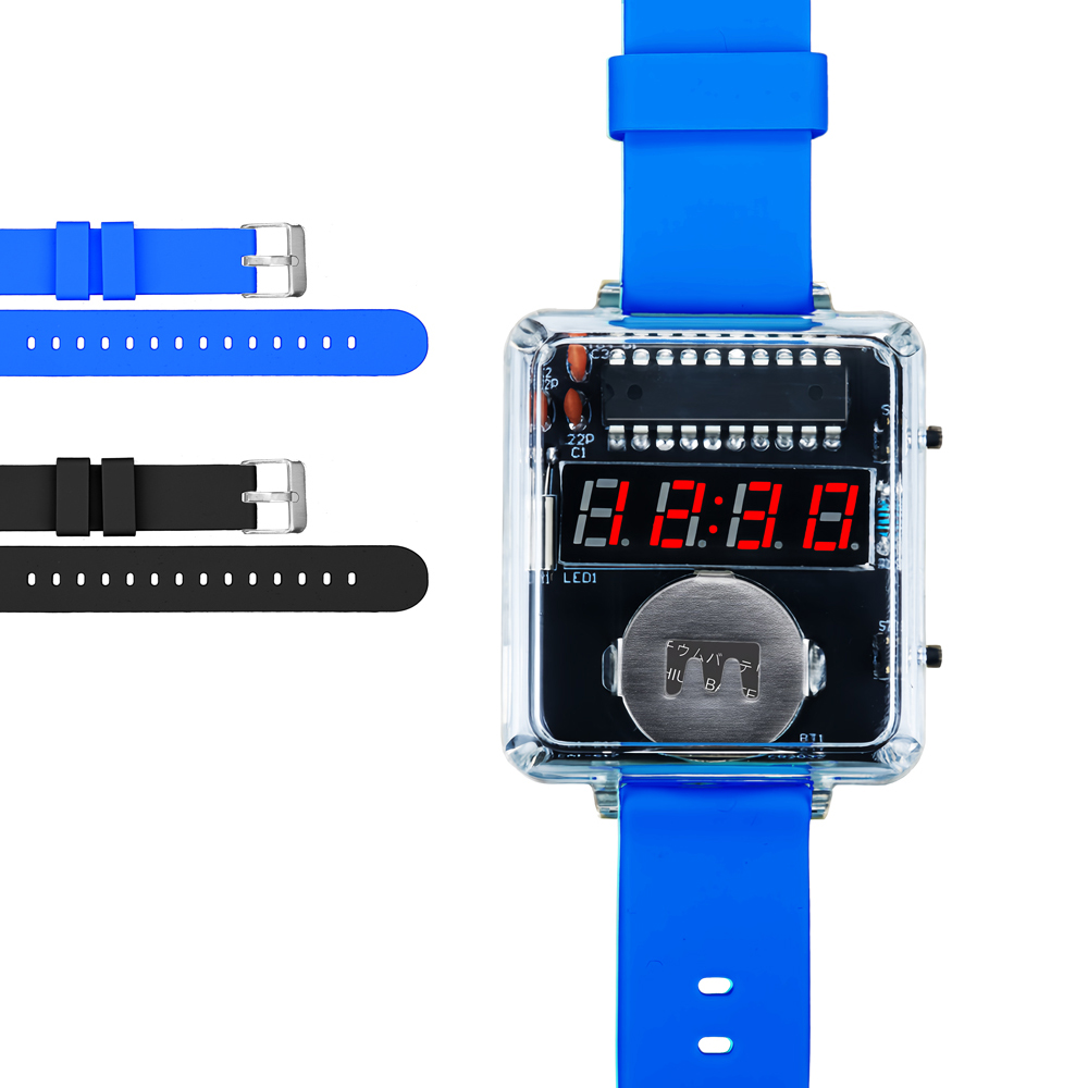 LED DIY Electronic Watch Kit D - Diy Electronics Youtube 리뷰 및 가격