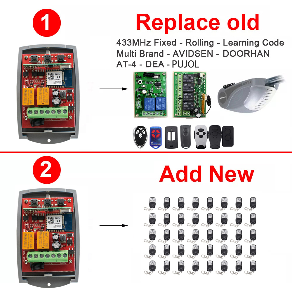 Tuya Auto Gate Control Opener  - Rf 433Mhz Module 리뷰 및 가격