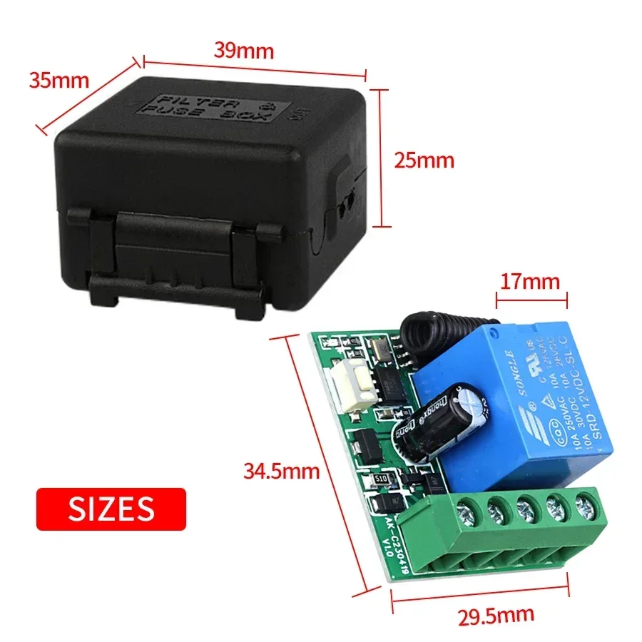 DC 12V Remote Control Smart Sw - Rf 433Mhz Module 리뷰 및 가격