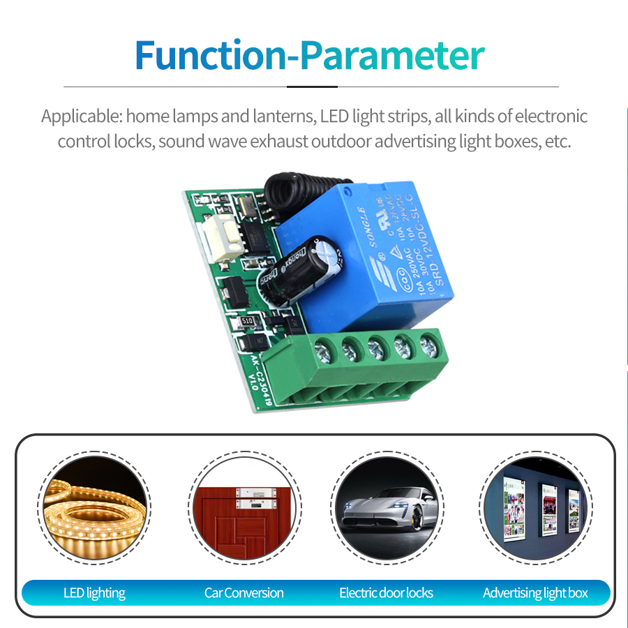 433MHz DIY Wireless Switch DC1 - Rf 433Mhz Module 리뷰 및 가격
