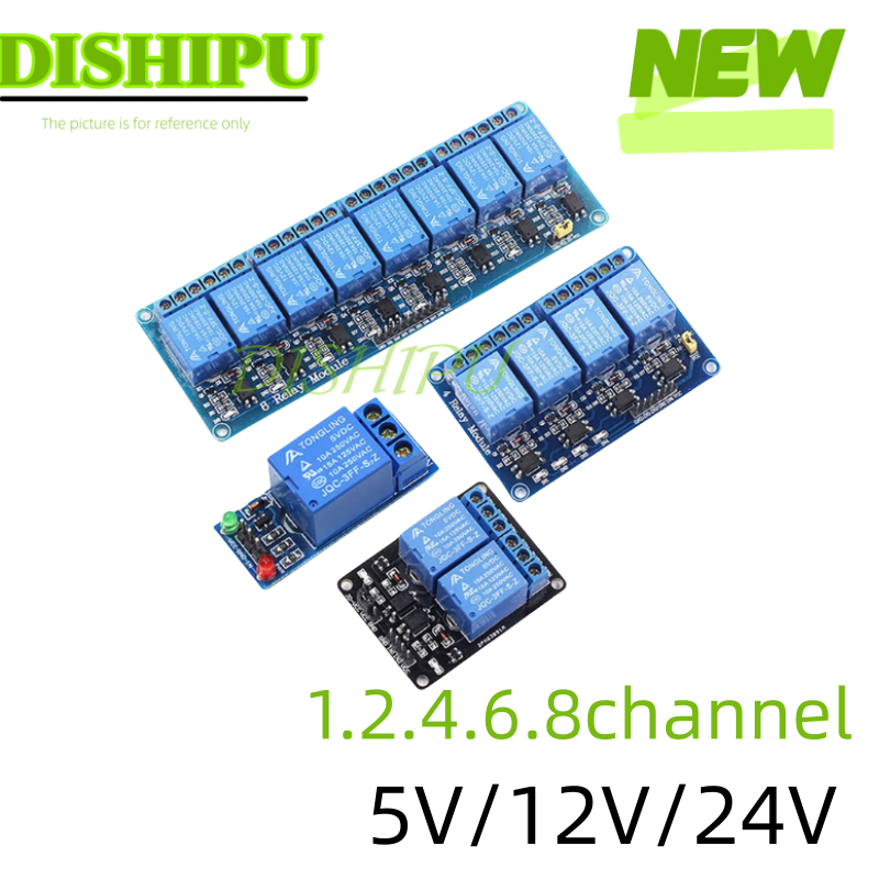 DC 5V 12V 24V 1 2 4 6 8 Channe - Relay Module 5V 리뷰 및 가격