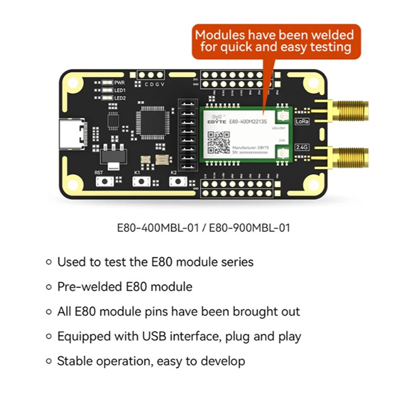 A52T 10X EBYTE LR1121 Lora Spr - Rf 433Mhz Module 리뷰 및 가격