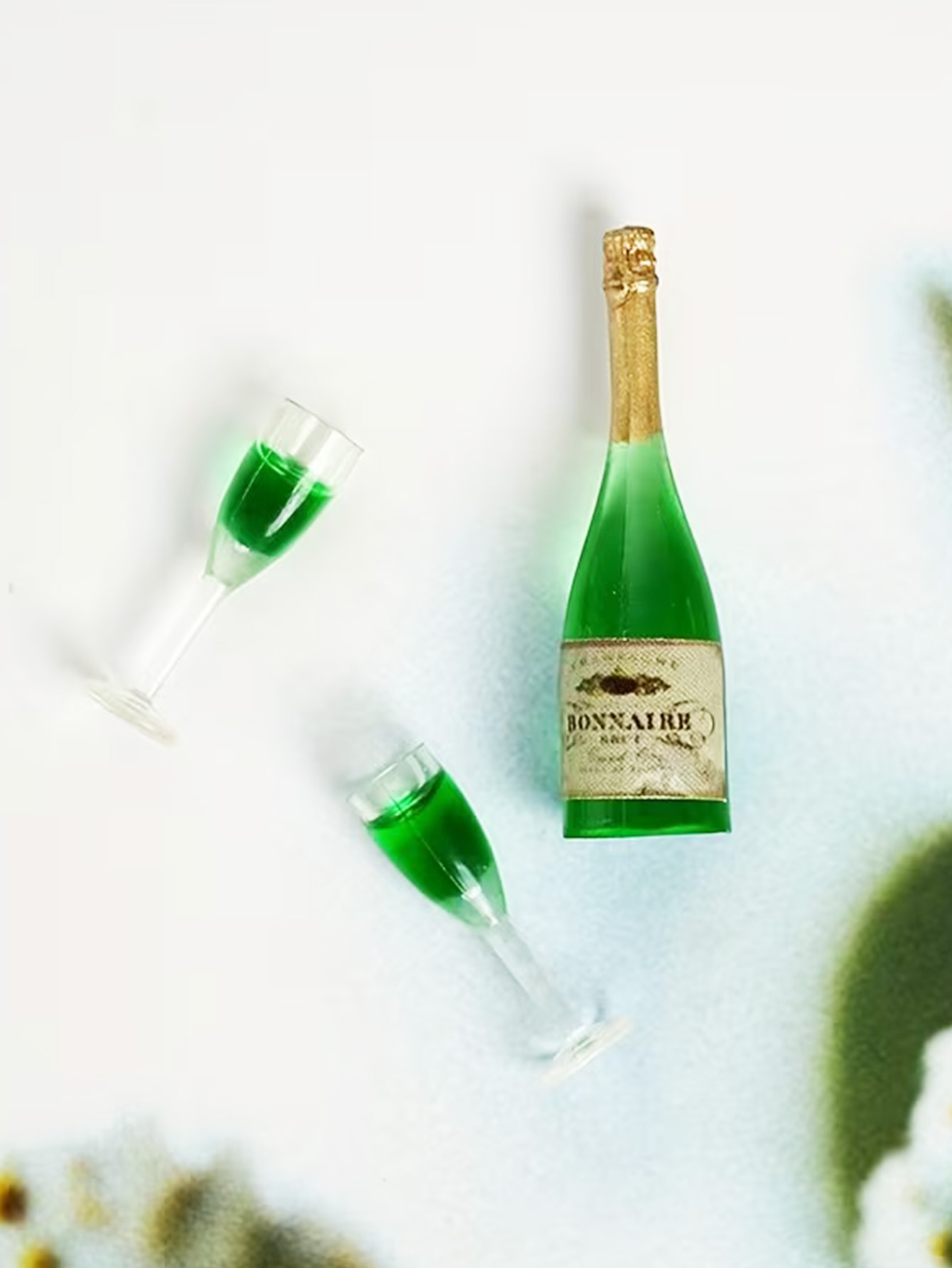 Dollhouse Mini Wine Champagne  - Diy Electronics Housing 리뷰 및 가격