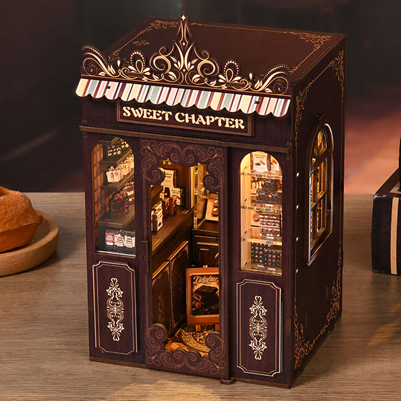DIY Book Nook Wooden Miniature - Diy Electronics Housing 리뷰 및 가격