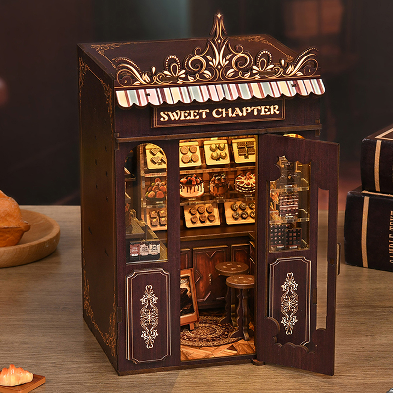 DIY Book Nook Wooden Miniature - Diy Electronics Housing 리뷰 및 가격