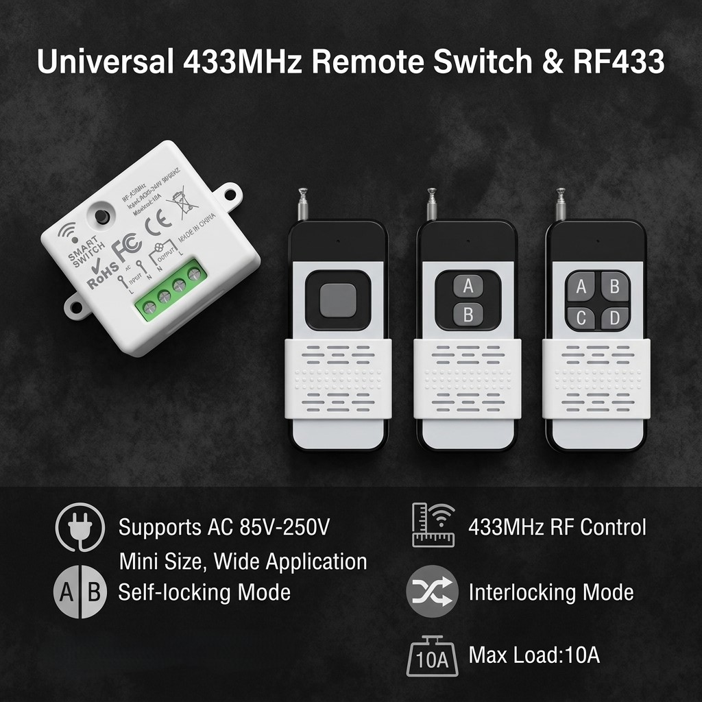 220V 1CH Wireless Remote Contr - Rf 433Mhz Module 리뷰 및 가격