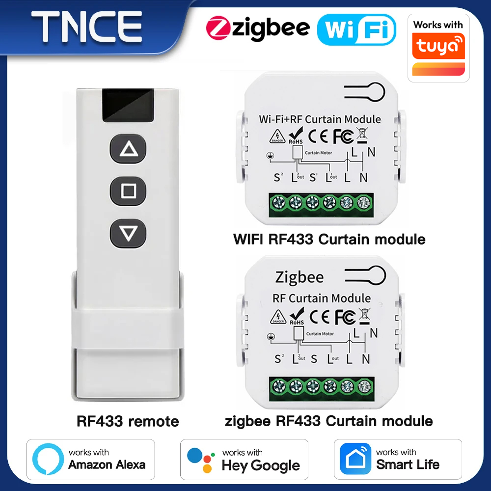 TNCE Tuya Curtain Switch modul - Rf 433Mhz Module 리뷰 및 가격
