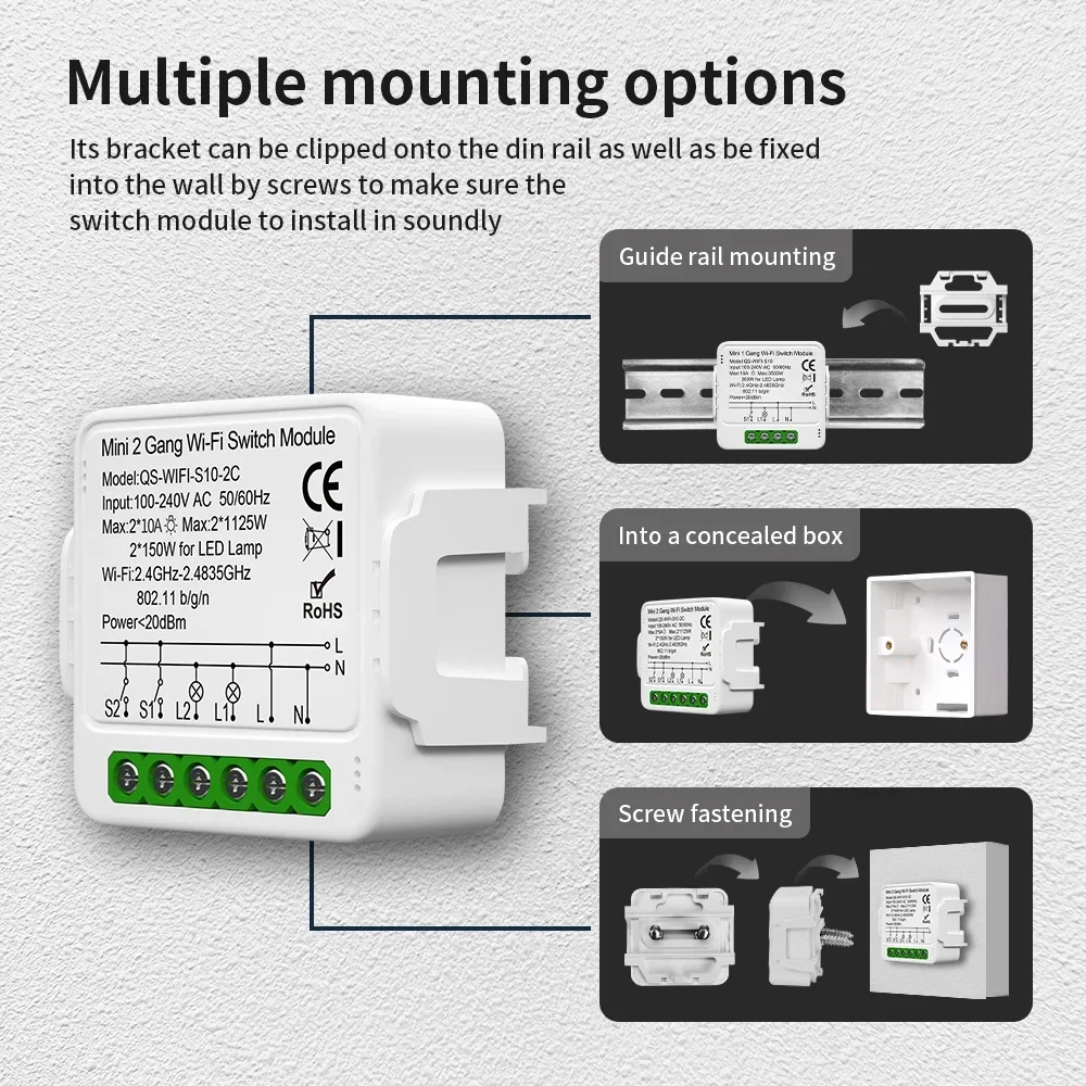 TNCE Tuya Curtain Switch modul - Rf 433Mhz Module 리뷰 및 가격