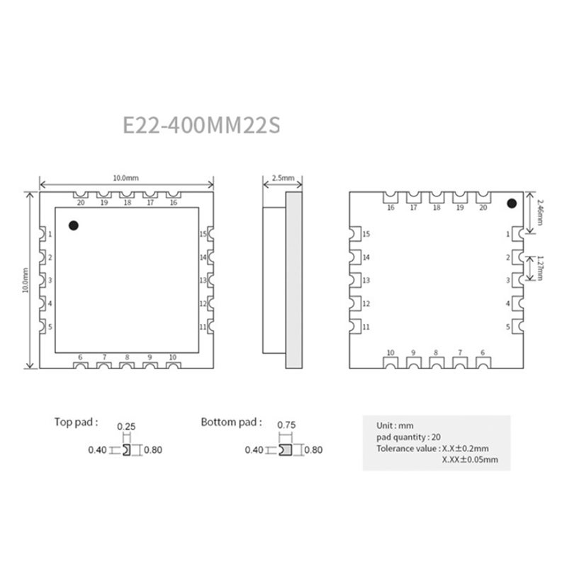 2X EBYTE SX1268 433Mhz Lora Wi - Rf 433Mhz Module 리뷰 및 가격
