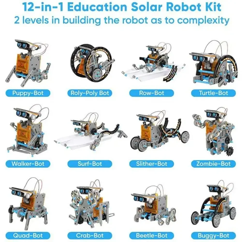 13 in 1 Solar Powered Robot Sc - Diy Electronics Gifts 리뷰 및 가격