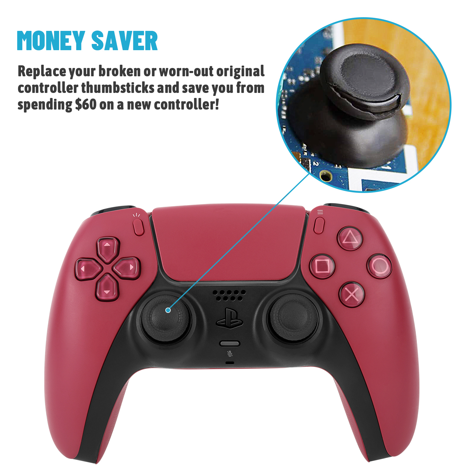 Replacement DIY Button for PS5 - Diy Analog Electronics 리뷰 및 가격